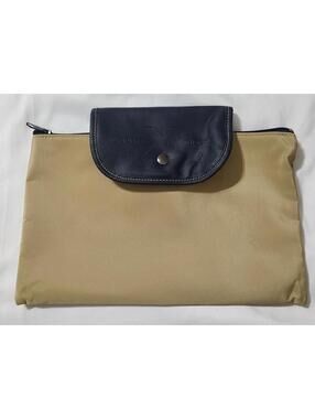 Celebrity Cruises Canvas Document Itinerary Pouch  Beige Storage Travel Bag EUC